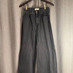 Abercrombie & Fitch Dark Gray Flare Jeans